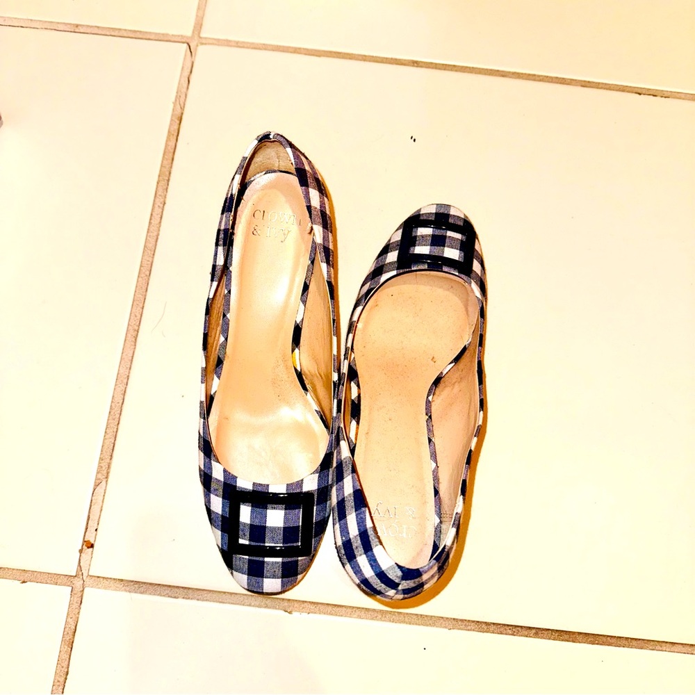 Blue shoes